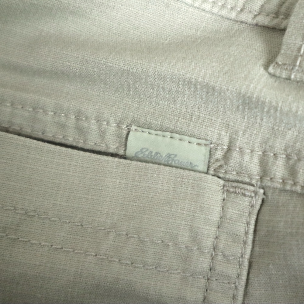 Eddie Bauer Tan Bermuda Shorts Relaxed Fit Cotton Size 6 - Picture 4 of 5